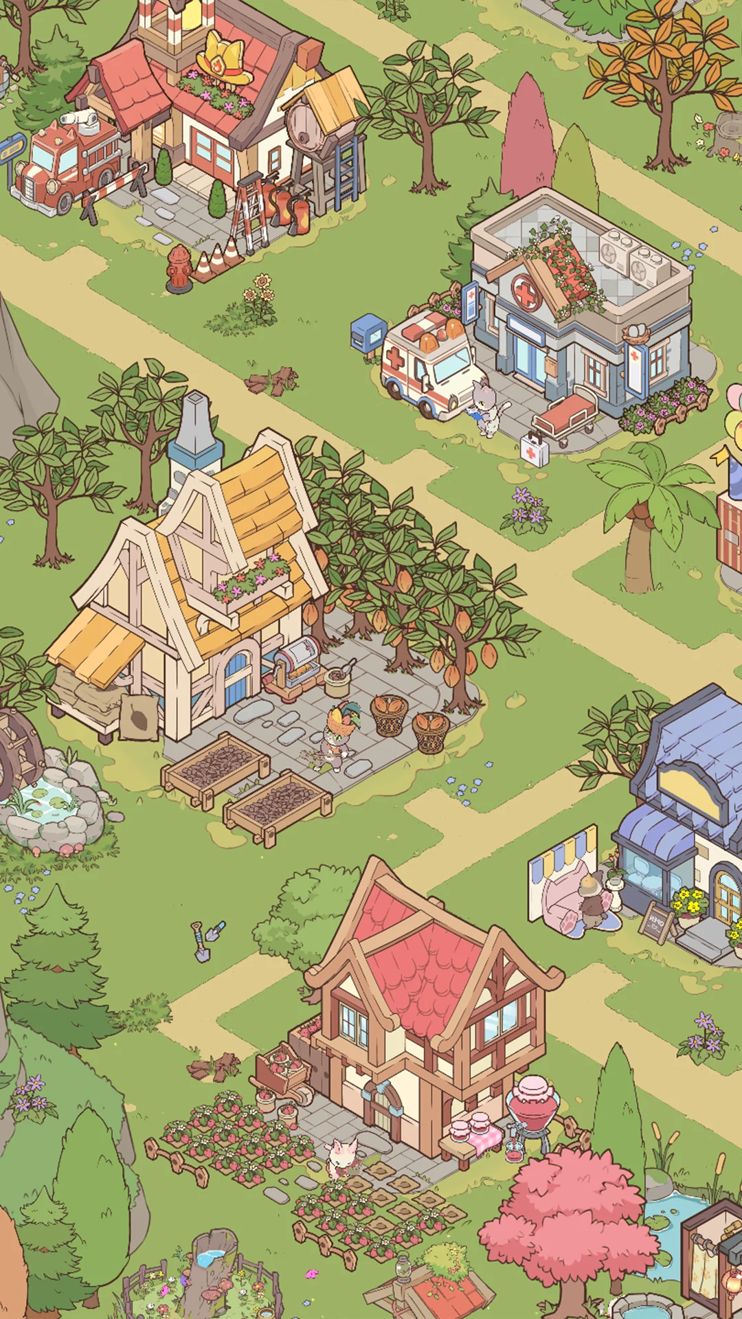 Merge Cat Town screenshot